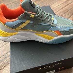 2 pair of brand new scotch & soda sneakers size 10 men’s $125 both or $75 each